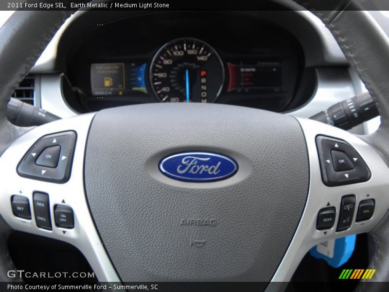 Earth Metallic / Medium Light Stone 2011 Ford Edge SEL