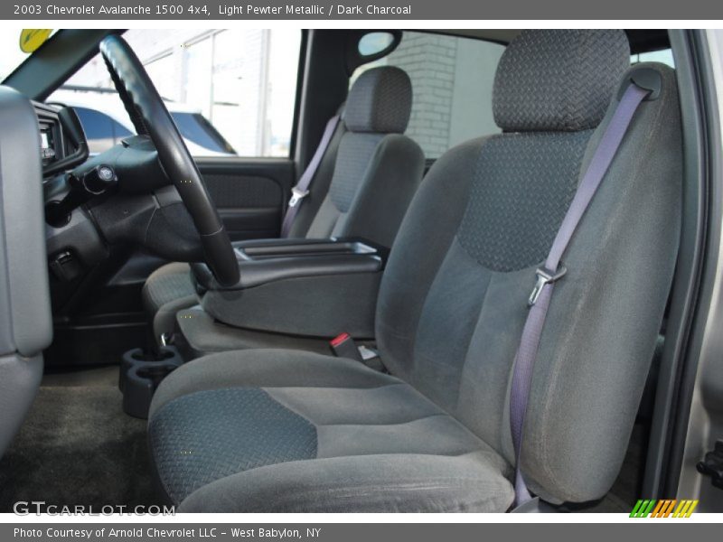 Light Pewter Metallic / Dark Charcoal 2003 Chevrolet Avalanche 1500 4x4