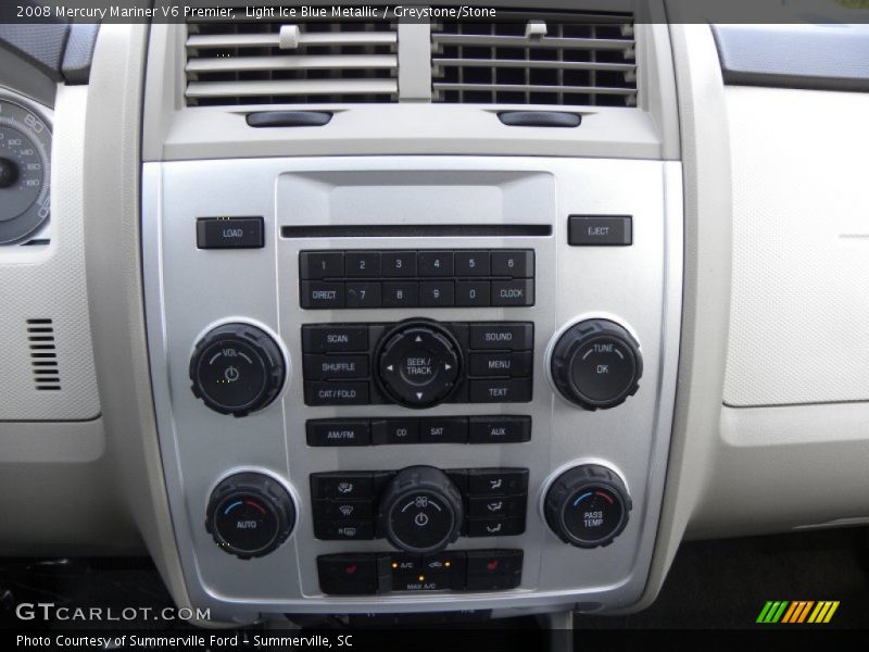 Controls of 2008 Mariner V6 Premier