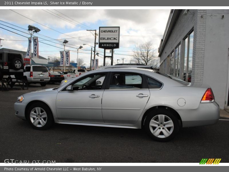 Silver Ice Metallic / Ebony 2011 Chevrolet Impala LS