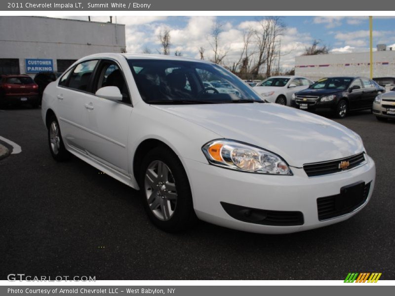 Summit White / Ebony 2011 Chevrolet Impala LT
