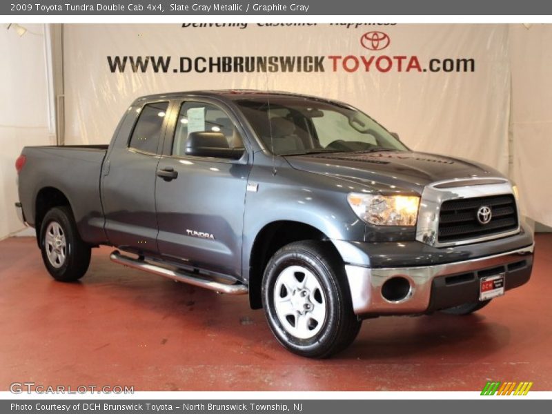 Slate Gray Metallic / Graphite Gray 2009 Toyota Tundra Double Cab 4x4