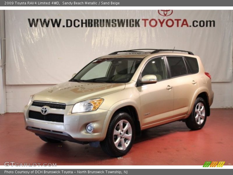 Sandy Beach Metallic / Sand Beige 2009 Toyota RAV4 Limited 4WD