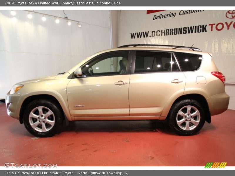 Sandy Beach Metallic / Sand Beige 2009 Toyota RAV4 Limited 4WD