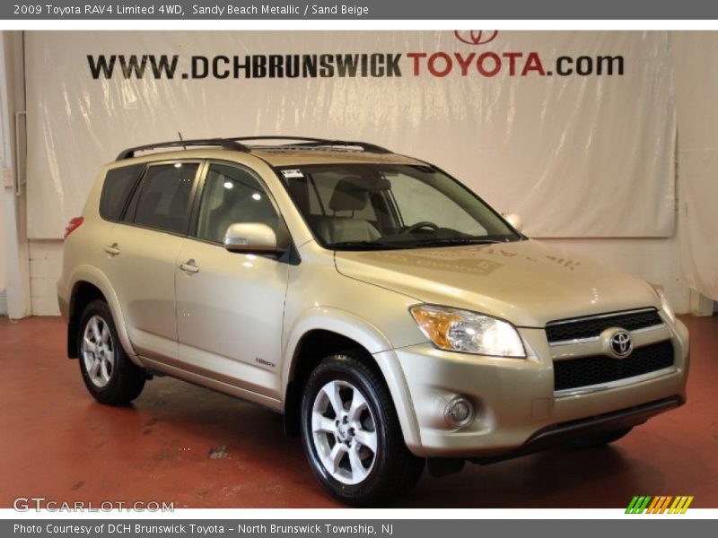 Sandy Beach Metallic / Sand Beige 2009 Toyota RAV4 Limited 4WD