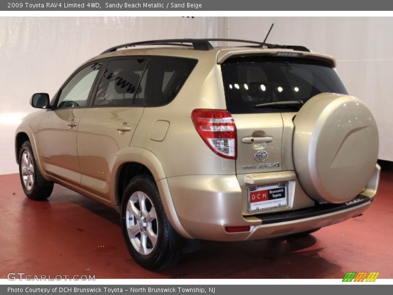 Sandy Beach Metallic / Sand Beige 2009 Toyota RAV4 Limited 4WD