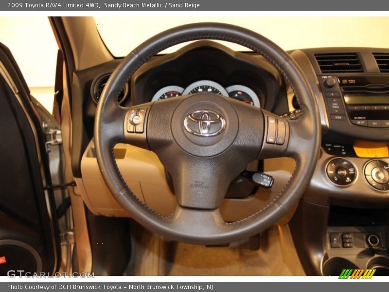 Sandy Beach Metallic / Sand Beige 2009 Toyota RAV4 Limited 4WD