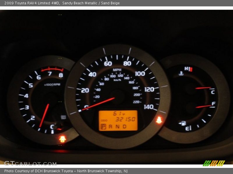 Sandy Beach Metallic / Sand Beige 2009 Toyota RAV4 Limited 4WD