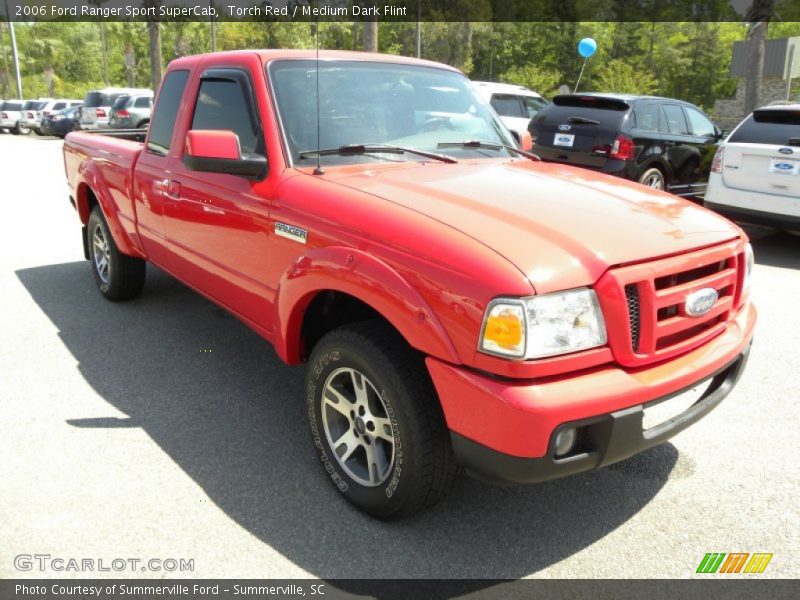 Torch Red / Medium Dark Flint 2006 Ford Ranger Sport SuperCab