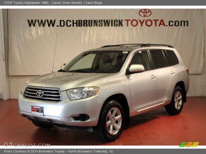 Classic Silver Metallic / Sand Beige 2008 Toyota Highlander 4WD