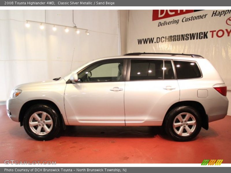 Classic Silver Metallic / Sand Beige 2008 Toyota Highlander 4WD