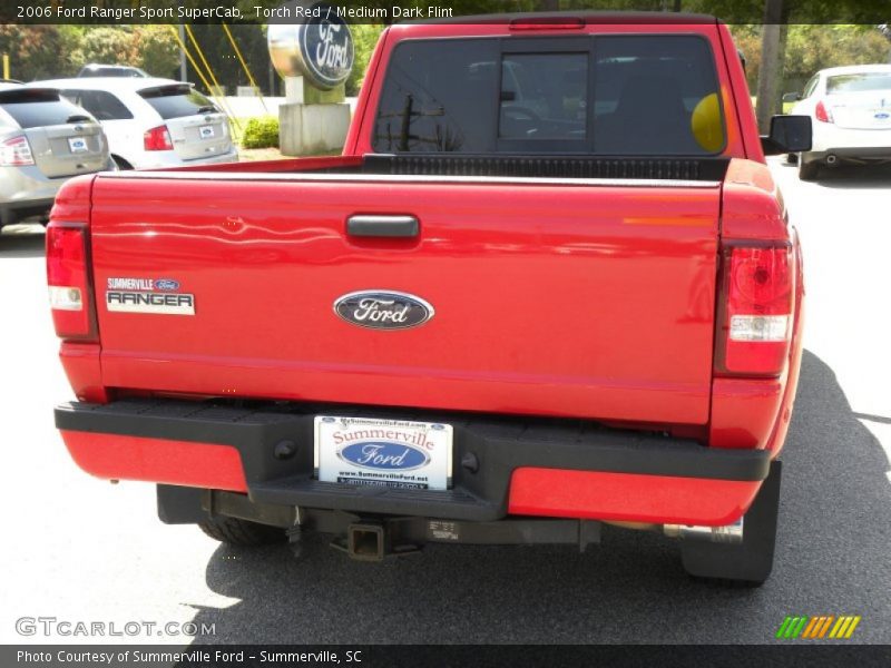 Torch Red / Medium Dark Flint 2006 Ford Ranger Sport SuperCab