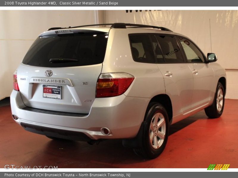 Classic Silver Metallic / Sand Beige 2008 Toyota Highlander 4WD
