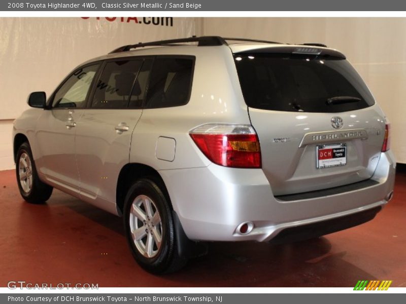 Classic Silver Metallic / Sand Beige 2008 Toyota Highlander 4WD