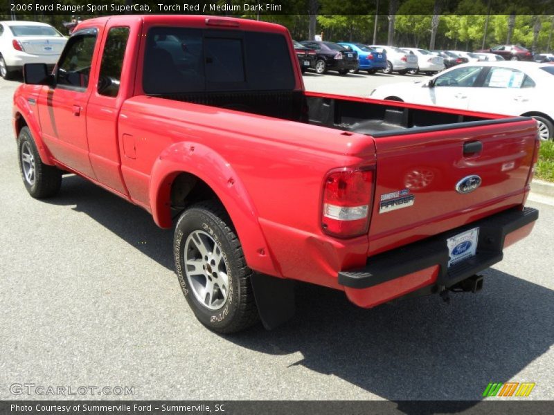 Torch Red / Medium Dark Flint 2006 Ford Ranger Sport SuperCab