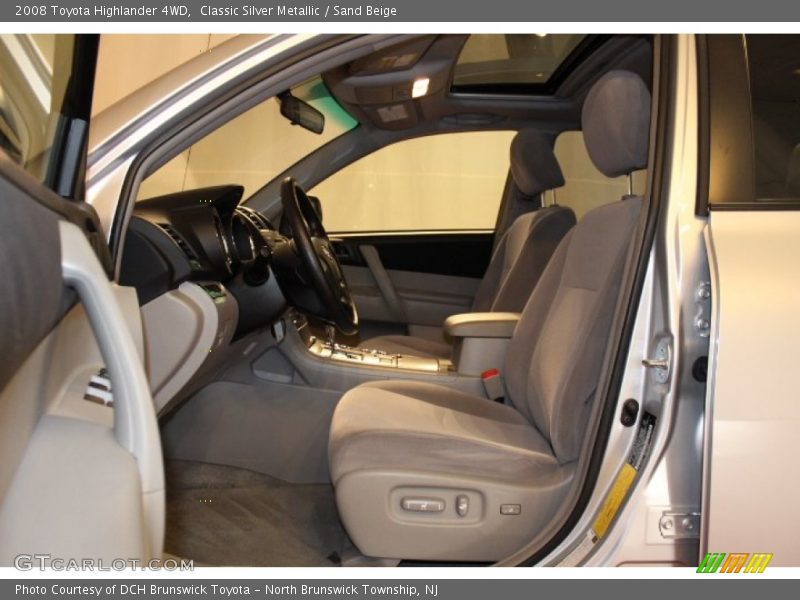 Classic Silver Metallic / Sand Beige 2008 Toyota Highlander 4WD
