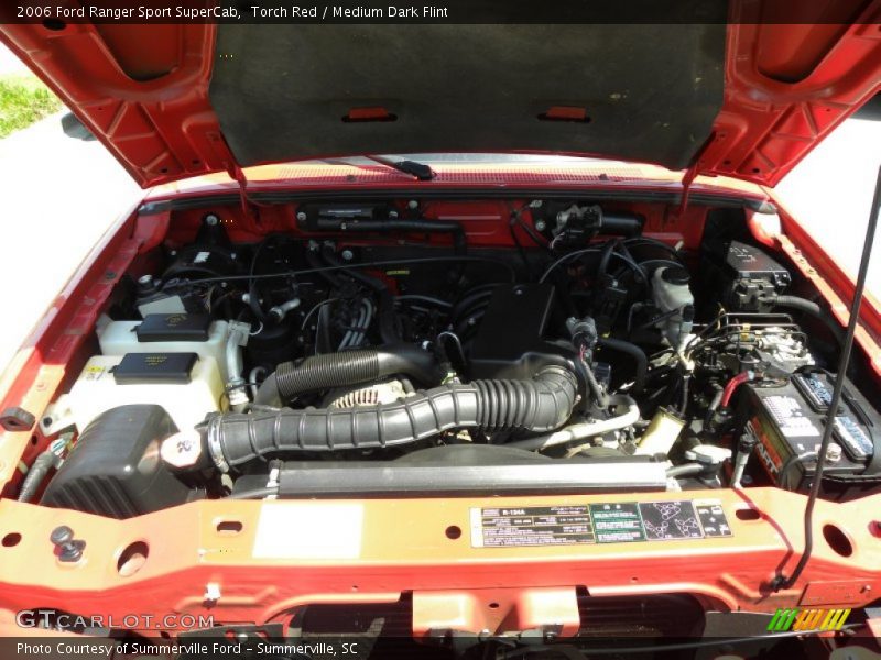 Torch Red / Medium Dark Flint 2006 Ford Ranger Sport SuperCab