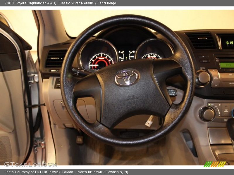 Classic Silver Metallic / Sand Beige 2008 Toyota Highlander 4WD