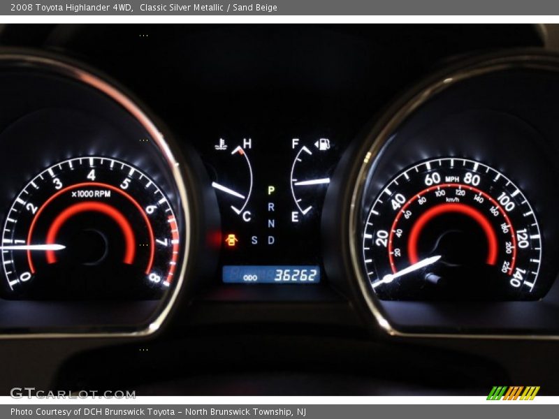 Classic Silver Metallic / Sand Beige 2008 Toyota Highlander 4WD