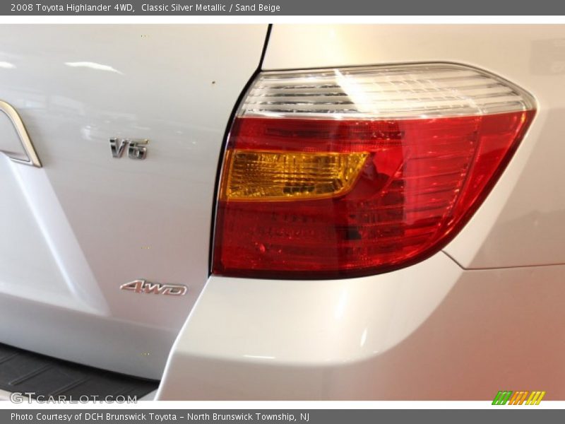 Classic Silver Metallic / Sand Beige 2008 Toyota Highlander 4WD