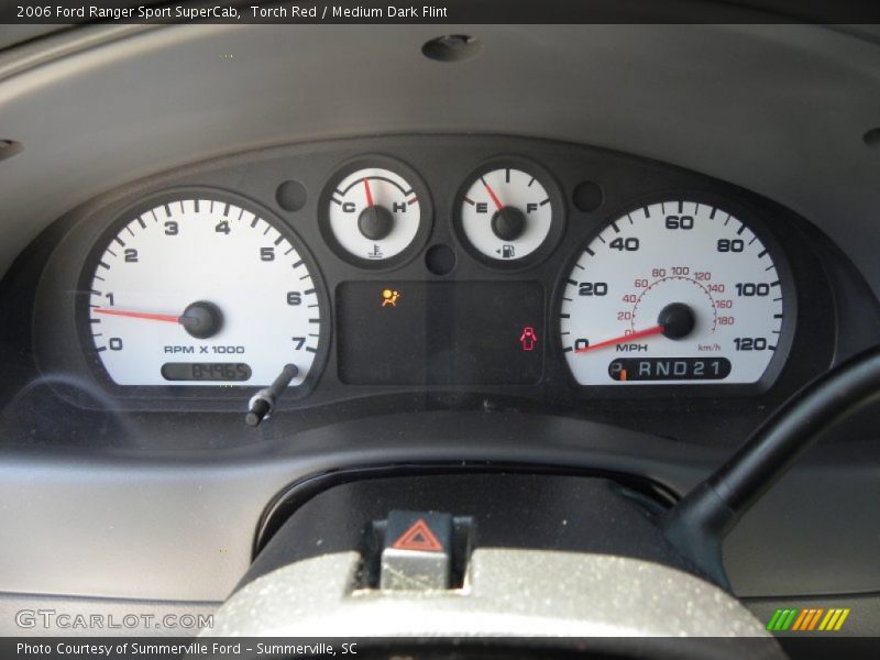 Torch Red / Medium Dark Flint 2006 Ford Ranger Sport SuperCab