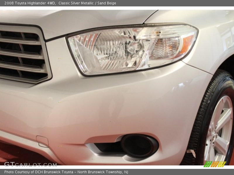 Classic Silver Metallic / Sand Beige 2008 Toyota Highlander 4WD