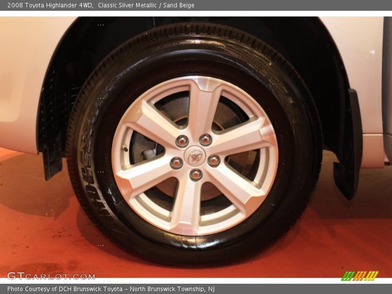 Classic Silver Metallic / Sand Beige 2008 Toyota Highlander 4WD