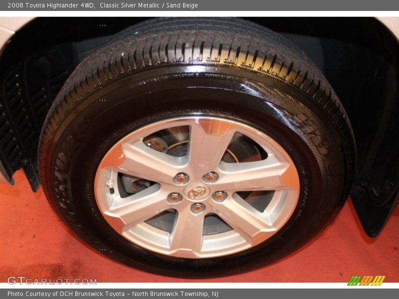 Classic Silver Metallic / Sand Beige 2008 Toyota Highlander 4WD