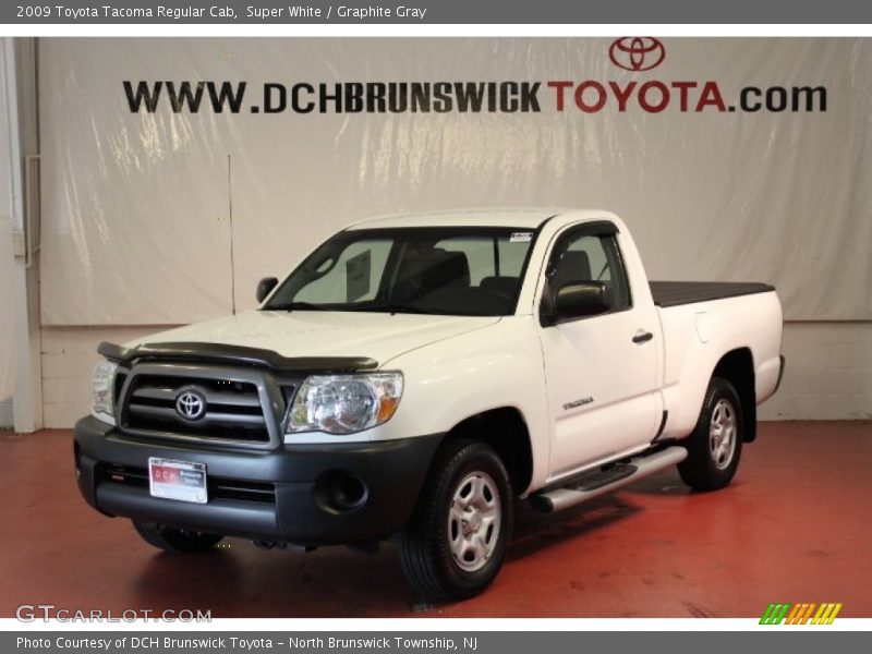 Super White / Graphite Gray 2009 Toyota Tacoma Regular Cab