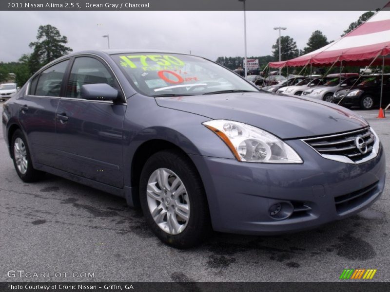 Ocean Gray / Charcoal 2011 Nissan Altima 2.5 S