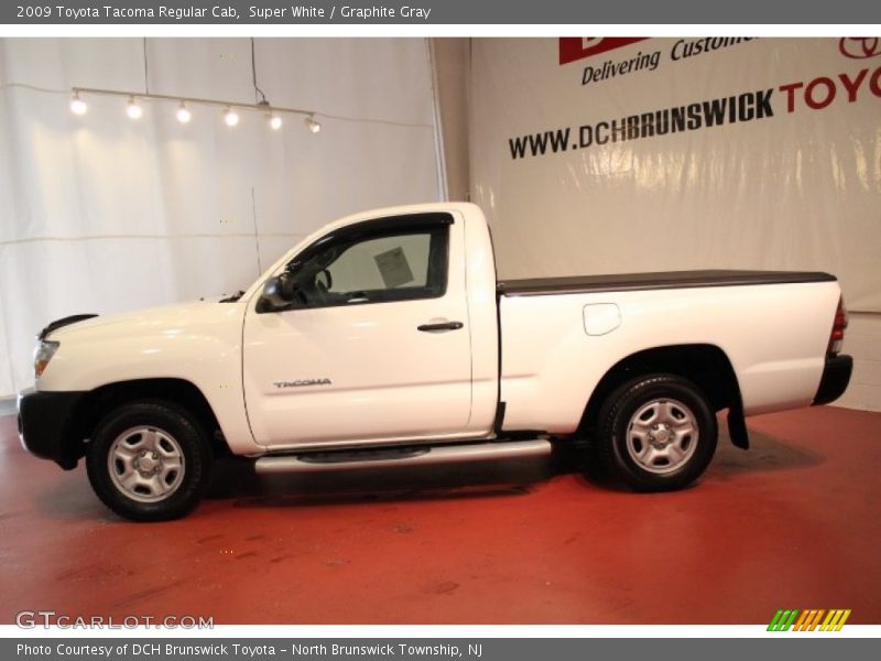 Super White / Graphite Gray 2009 Toyota Tacoma Regular Cab