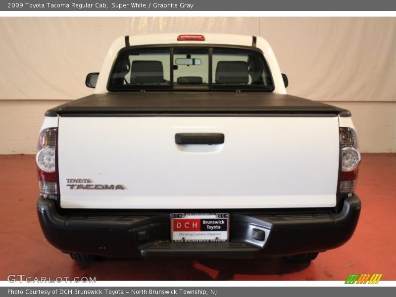 Super White / Graphite Gray 2009 Toyota Tacoma Regular Cab