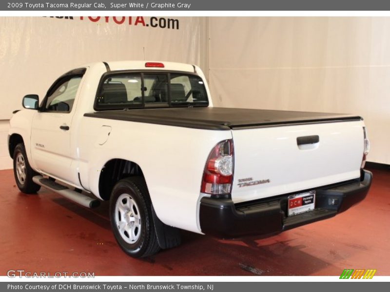 Super White / Graphite Gray 2009 Toyota Tacoma Regular Cab