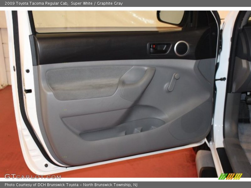 Super White / Graphite Gray 2009 Toyota Tacoma Regular Cab