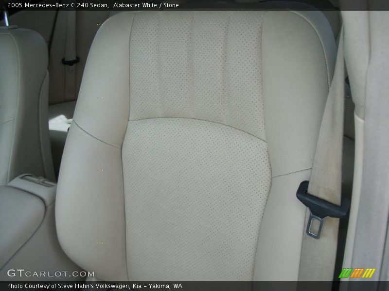 Alabaster White / Stone 2005 Mercedes-Benz C 240 Sedan