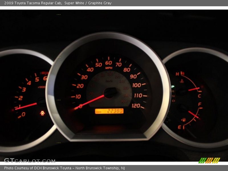 Super White / Graphite Gray 2009 Toyota Tacoma Regular Cab