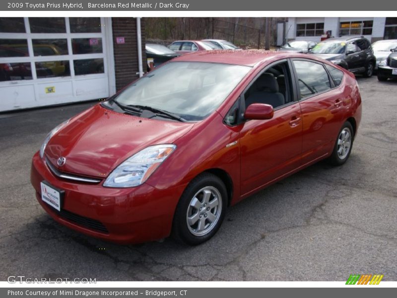 Barcelona Red Metallic / Dark Gray 2009 Toyota Prius Hybrid