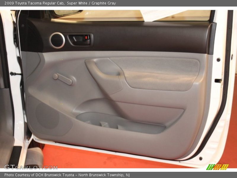Super White / Graphite Gray 2009 Toyota Tacoma Regular Cab