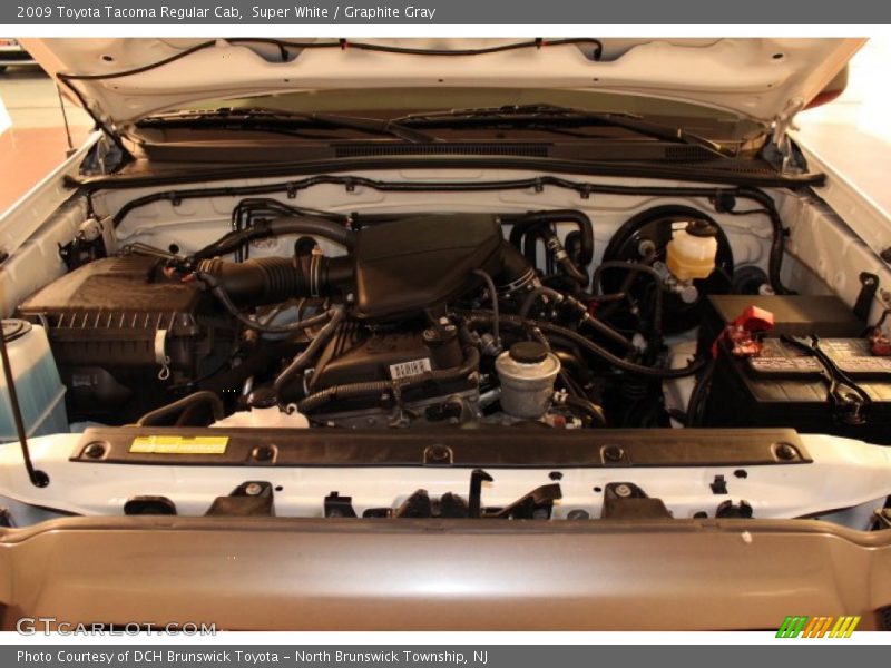 Super White / Graphite Gray 2009 Toyota Tacoma Regular Cab