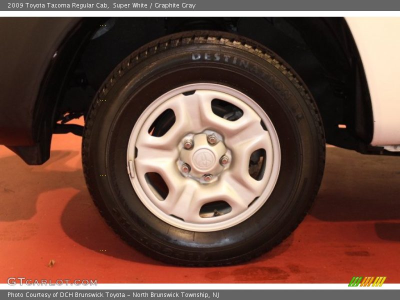 Super White / Graphite Gray 2009 Toyota Tacoma Regular Cab