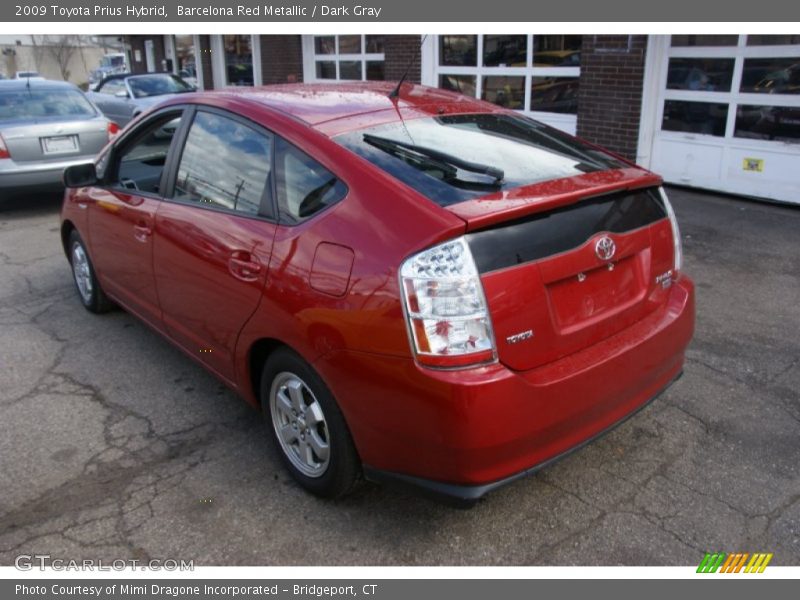 Barcelona Red Metallic / Dark Gray 2009 Toyota Prius Hybrid