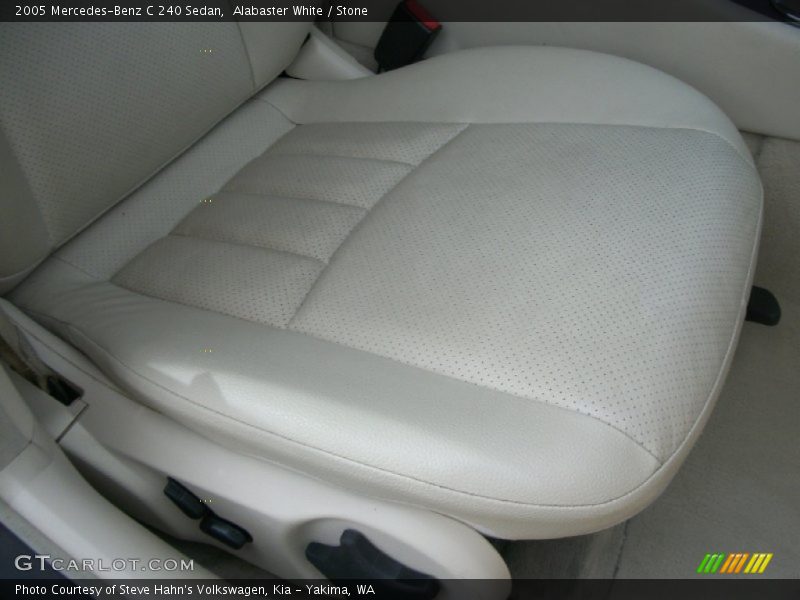 Alabaster White / Stone 2005 Mercedes-Benz C 240 Sedan