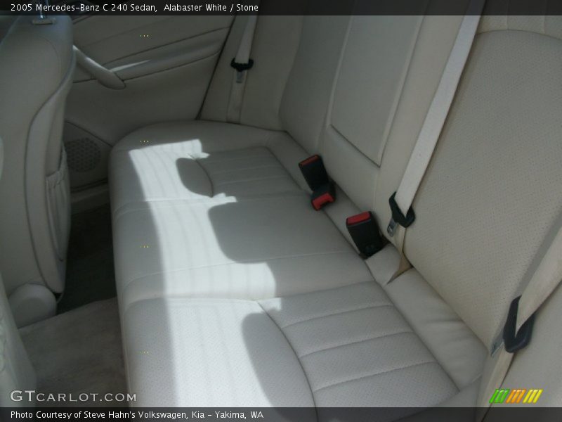 Alabaster White / Stone 2005 Mercedes-Benz C 240 Sedan