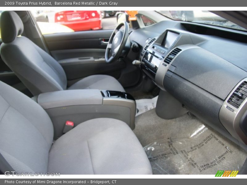 Barcelona Red Metallic / Dark Gray 2009 Toyota Prius Hybrid