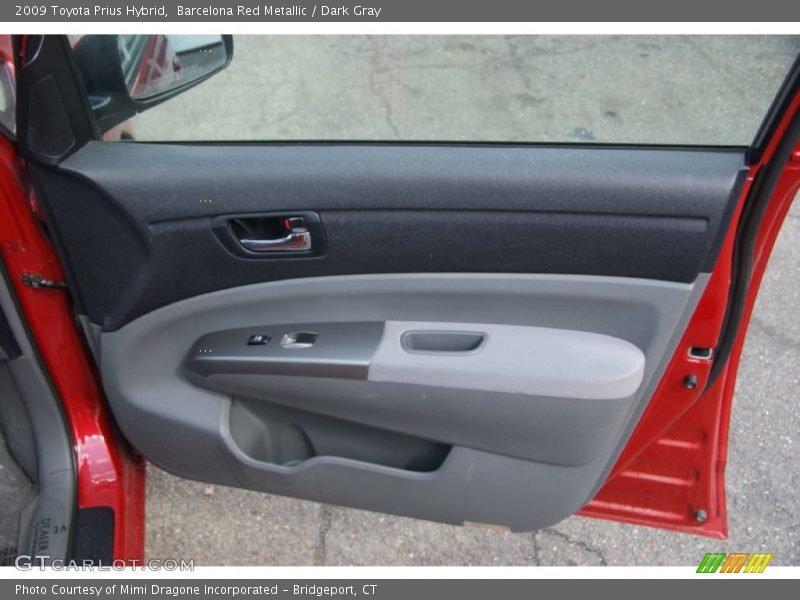 Barcelona Red Metallic / Dark Gray 2009 Toyota Prius Hybrid