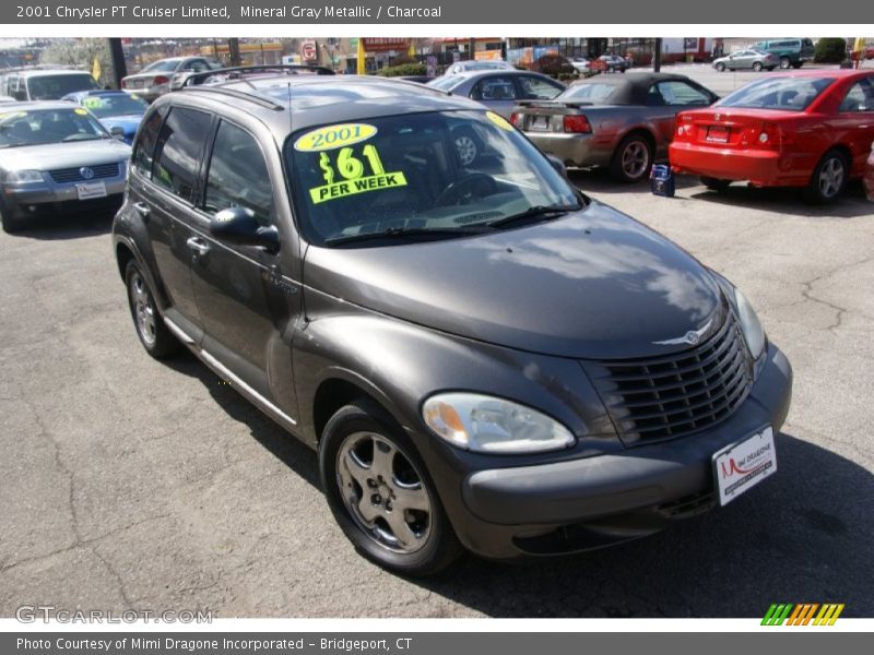 Mineral Gray Metallic / Charcoal 2001 Chrysler PT Cruiser Limited