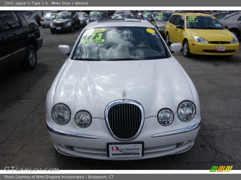 White Onyx / Almond 2002 Jaguar S-Type 3.0
