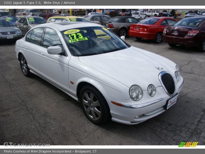 White Onyx / Almond 2002 Jaguar S-Type 3.0