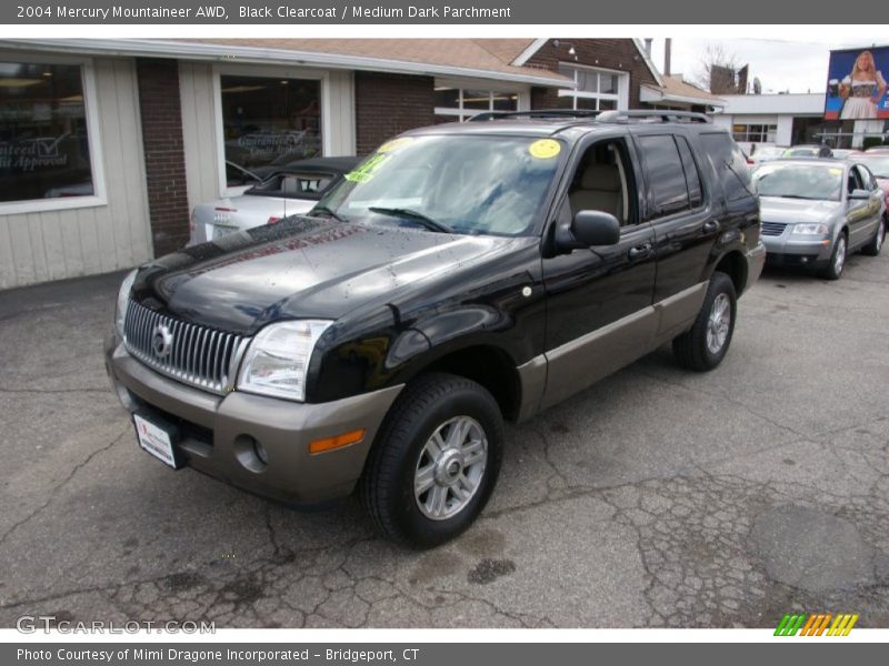 Black Clearcoat / Medium Dark Parchment 2004 Mercury Mountaineer AWD