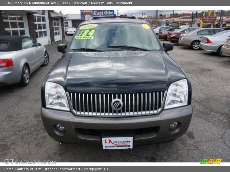 Black Clearcoat / Medium Dark Parchment 2004 Mercury Mountaineer AWD